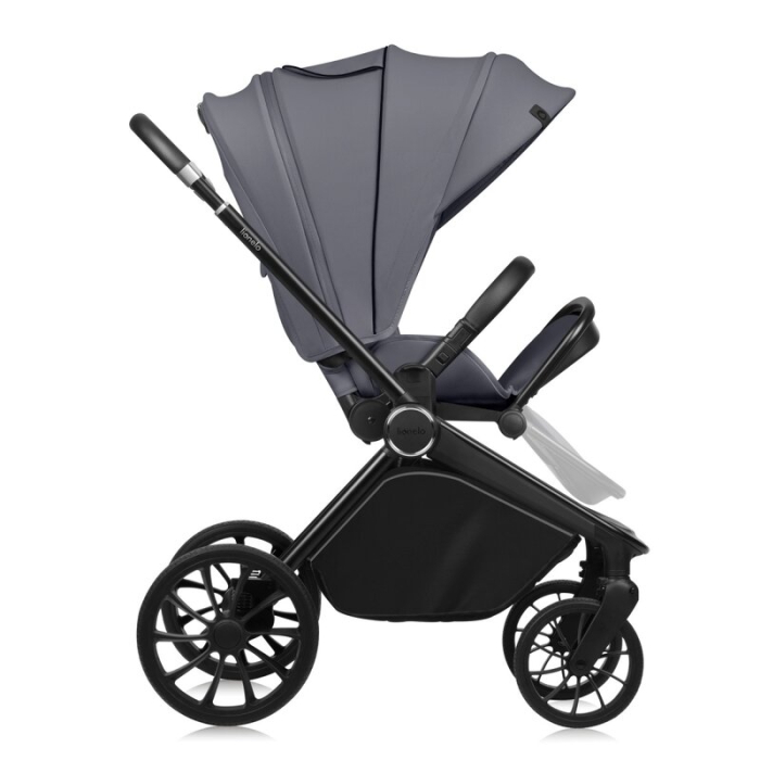 Carucior sport, Lionelo, Mika Plus, Cadru din aluminiu, Copertina XXL, cu accesorii, Pana la 22 kg, 6-48 luni; Bej [16]