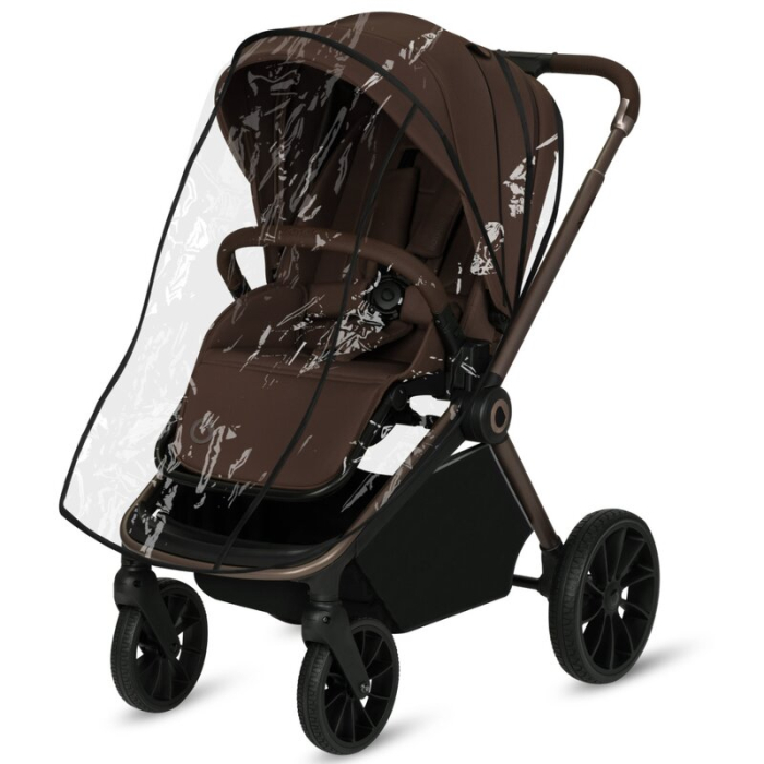 Carucior sport, Lionelo, Mika Plus, Cadru din aluminiu, Copertina XXL, cu accesorii, Pana la 22 kg, 6-48 luni; Mocha Mousse [14]