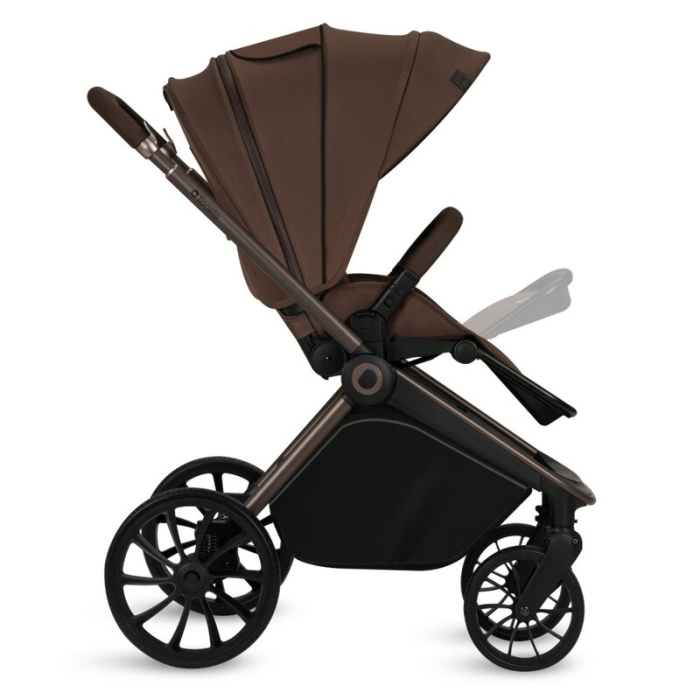 Carucior sport, Lionelo, Mika Plus, Cadru din aluminiu, Copertina XXL, cu accesorii, Pana la 22 kg, 6-48 luni; Mocha Mousse [7]