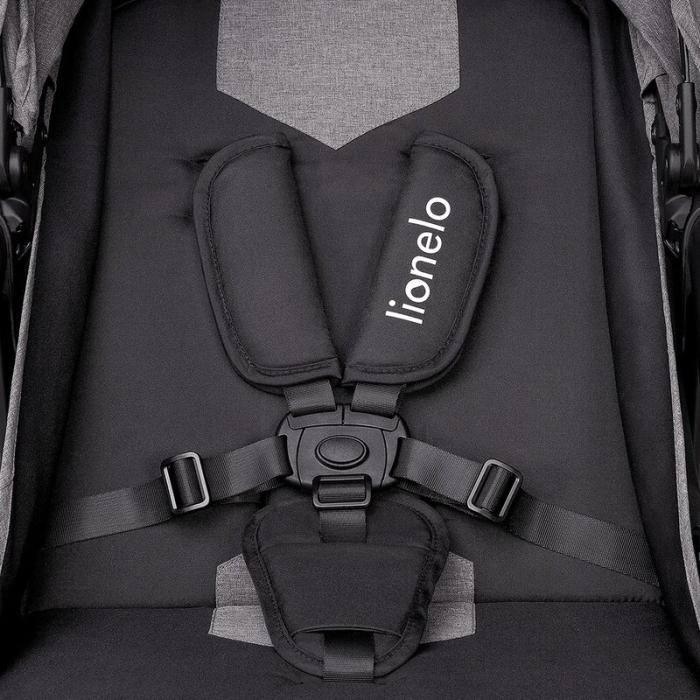 Carucior sport, Lionelo, Zoey, De la nastere, cu accesorii, Cadru din aluminiu, 0- 15 kg, Gri [15]