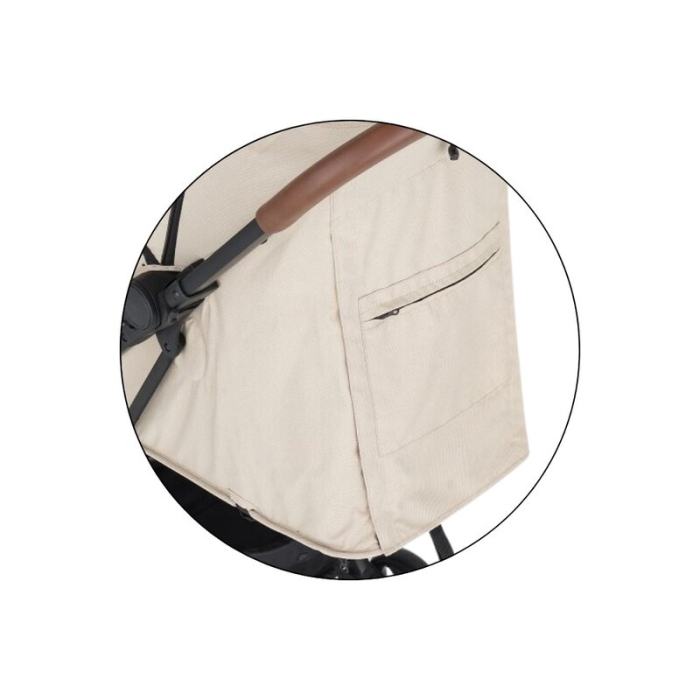 Carucior sport, Petite&Mars, Fly, Pliere compacta, Spatar reglabil pana la pozitie de somn, Suport picioare reglabil, Copertina extensibila cu protectie UPF40+, Suport pahar inclus, Pana la 22 kg, 0 l [9]