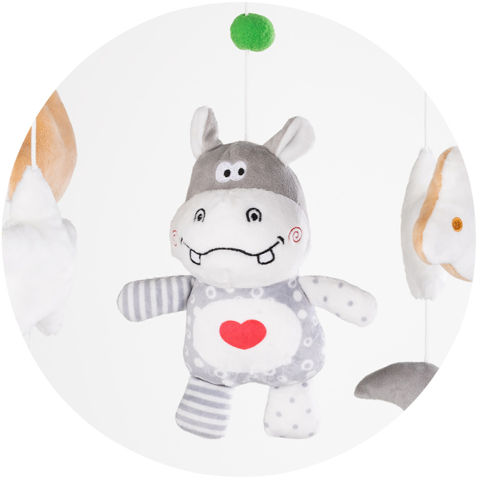 Carusel muzical pentru patut cu proiector Chipolino Hippo [2]