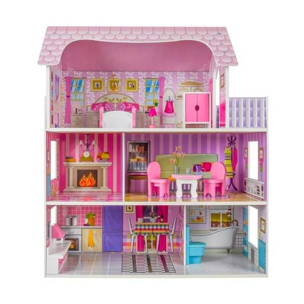 Casa de Papusi cu 3 Nivele si o Inaltime de 70 cm Kruzzel MY18187 [2]