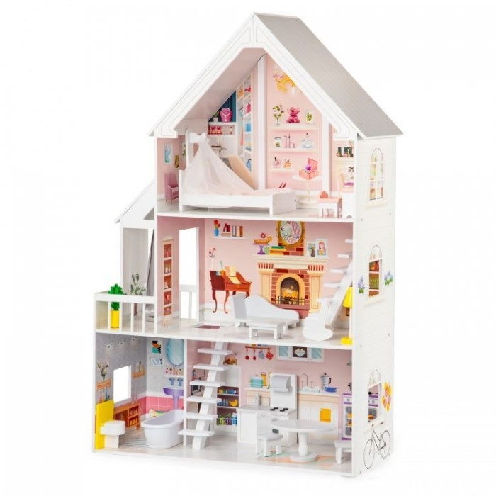 Casuta de papusi din lemn XXL Ecotoys 4127 [3]