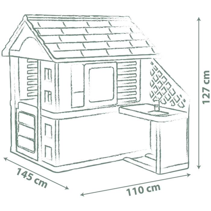 Casuta pentru copii Smoby Life Pretty cu bucatarie [2]