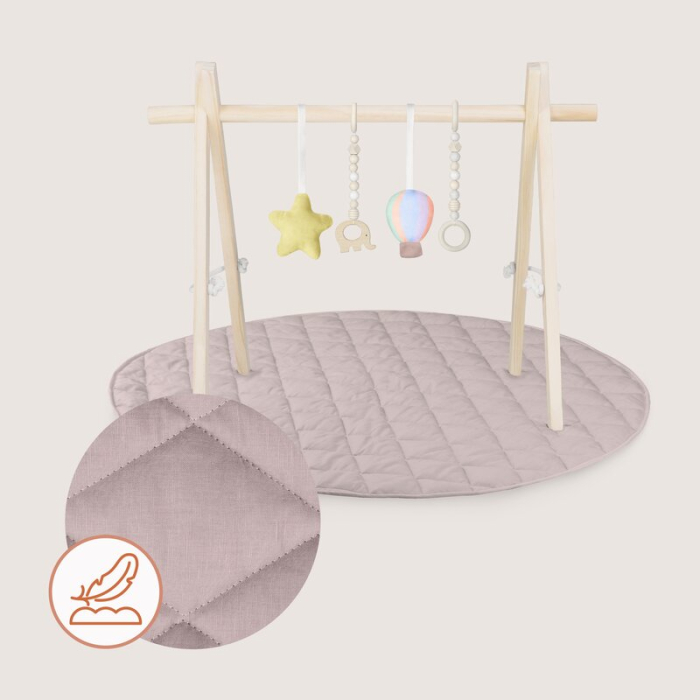 Centru de activitati, Lionelo, Anis Set, cu arcada Montessori, din lemn de pin, Jucarii plus, 4 jucarii suspendate, Multicolor [16]