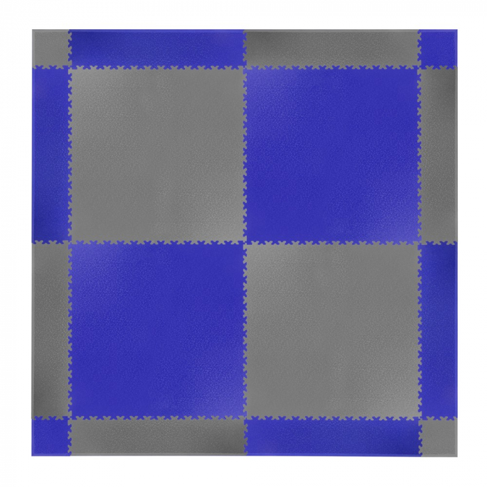Colt covor de protectie puzzle inSPORTline Simple Albastru - 4 bucati [13]