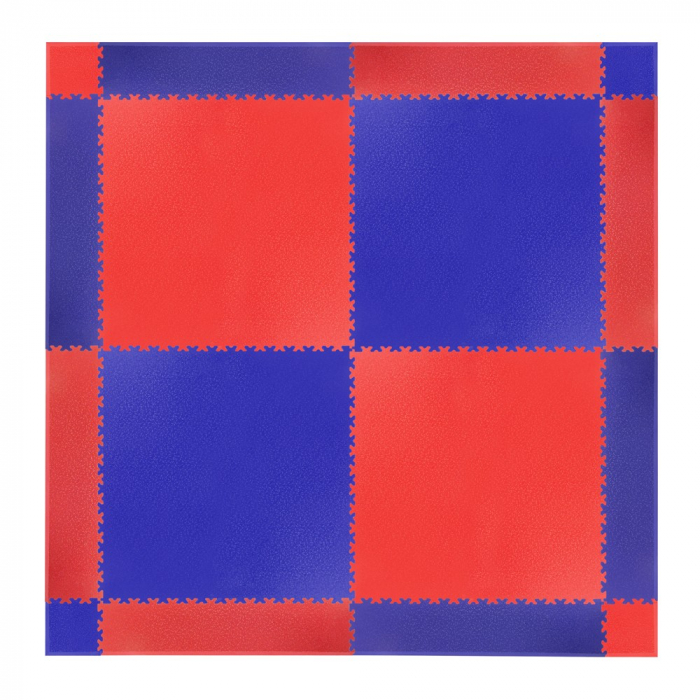 Colt covor de protectie puzzle inSPORTline Simple Albastru - 4 bucati [12]