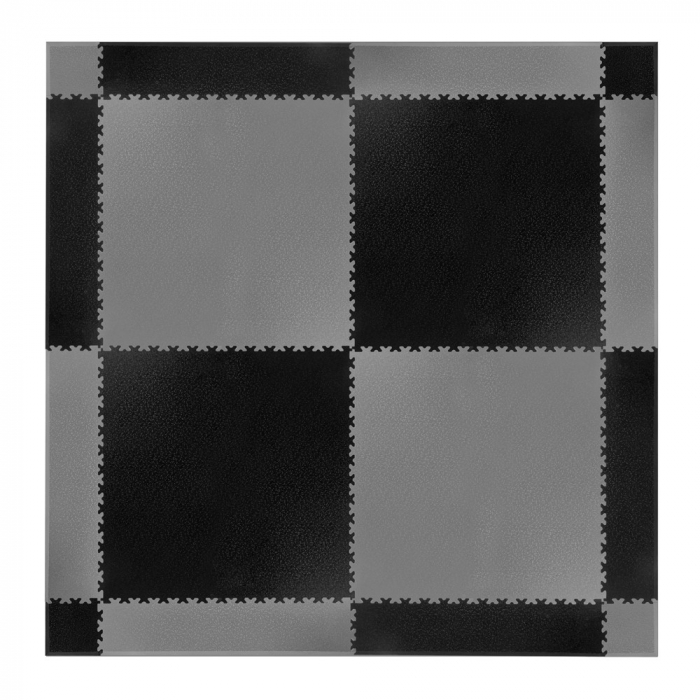Colt covor de protectie puzzle inSPORTline Simple Gray - 4 bucati [12]