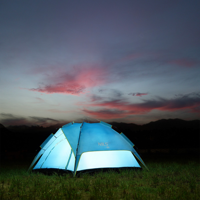 Cort Camping Nils NC7819 Shadow, Albastru [17]