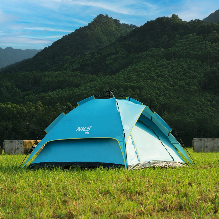 Cort Camping Nils NC7819 Shadow, Albastru [11]