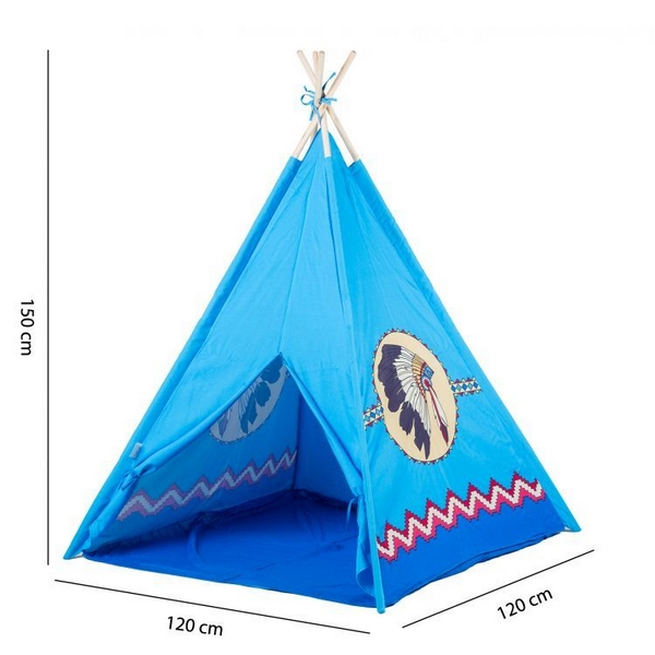 Cort de indieni 8172 Ecotoys - Albastru [5]
