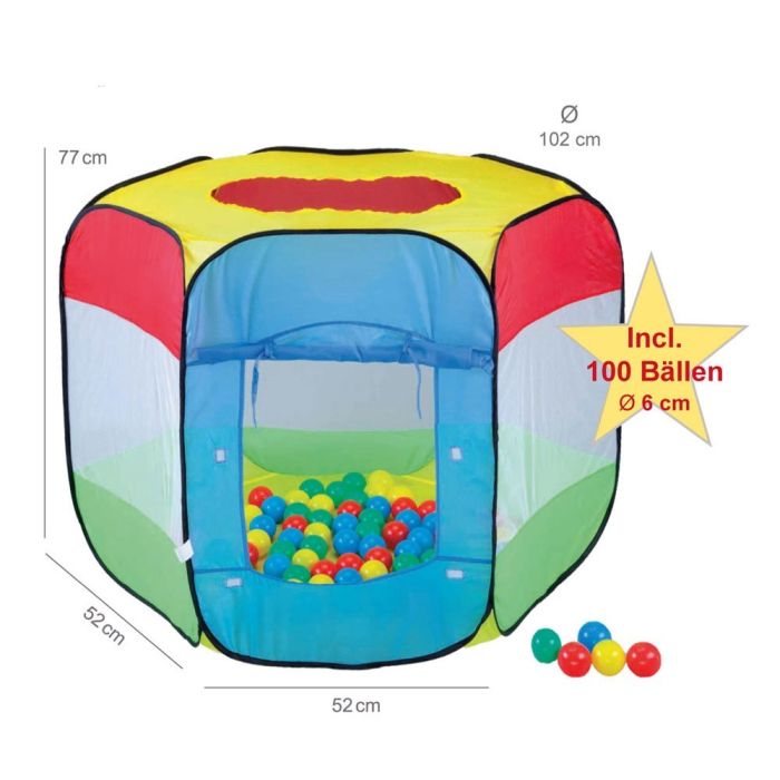 Cort de joaca cu 100 bile Bendix - Knorrtoys [2]