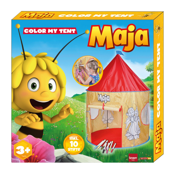 Cort de joaca pentru copii Albinuta Maya Color My Tent - Knorrtoys [2]