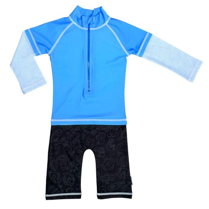 Costum de baie Blue Ocean marime 98- 104 protectie UV Swimpy [2]