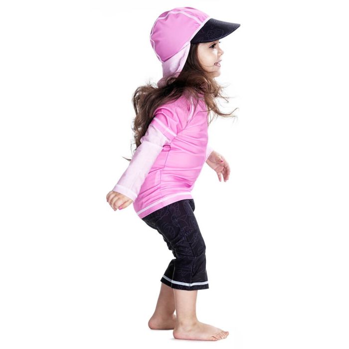 Costum de baie Pink Ocean marime 86- 92 protectie UV Swimpy [4]