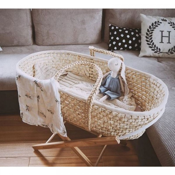 Cosulet bebe pentru dormit handmade din material ecologic Ahoj Baby natur [11]