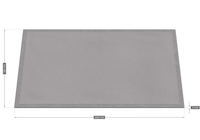 Covor de joaca antiderapant 200x150x2 cm izoleaza acustic si termic Gioco [4]