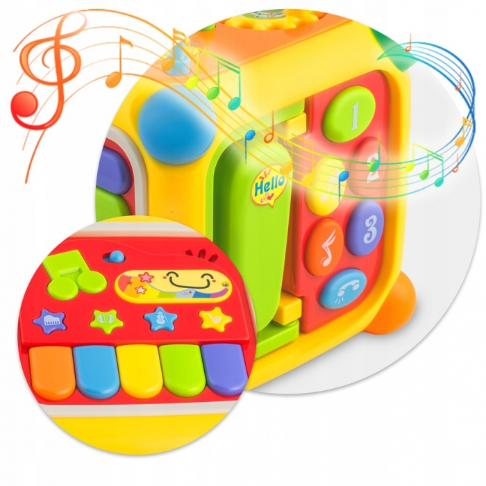 Cub educational cu blocuri, sunete si diverse activitati Ricokids RK-747 [5]