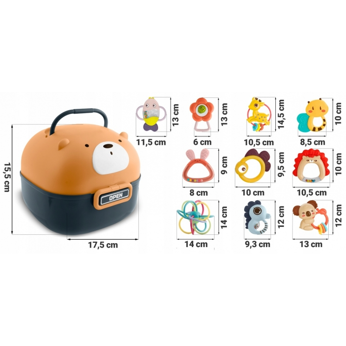 Cutie cu 10 jucarii pentru copii Ricokids 773800 [5]