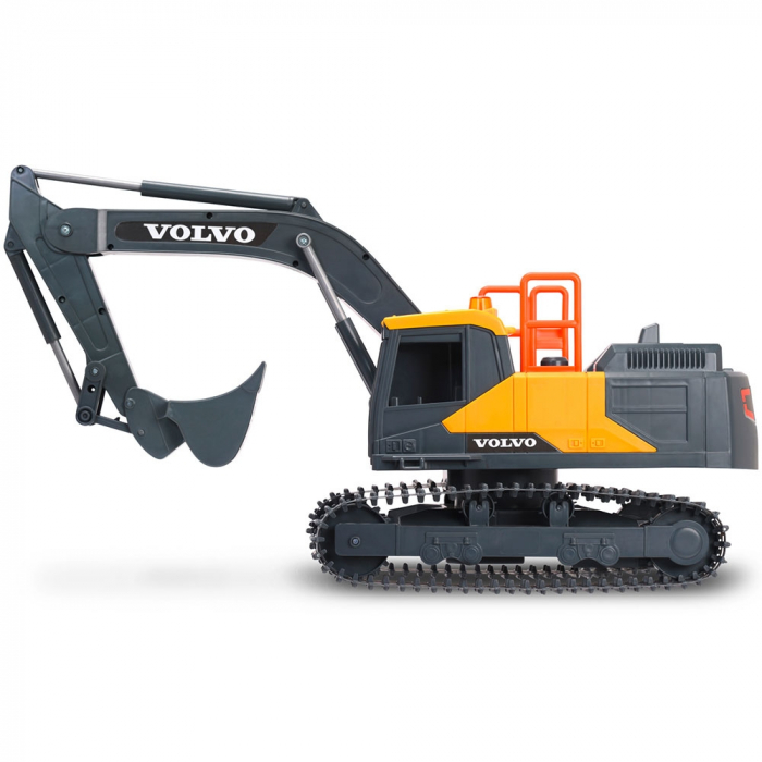 Excavator Dickie Toys Volvo Mining Excavator 60 cm cu telecomanda, lumini si sunete gri [3]