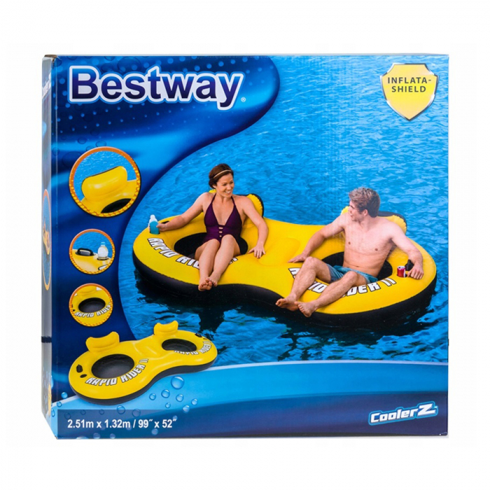 Fotoliu gonflabil dublu Rapid Rider Bestway [3]