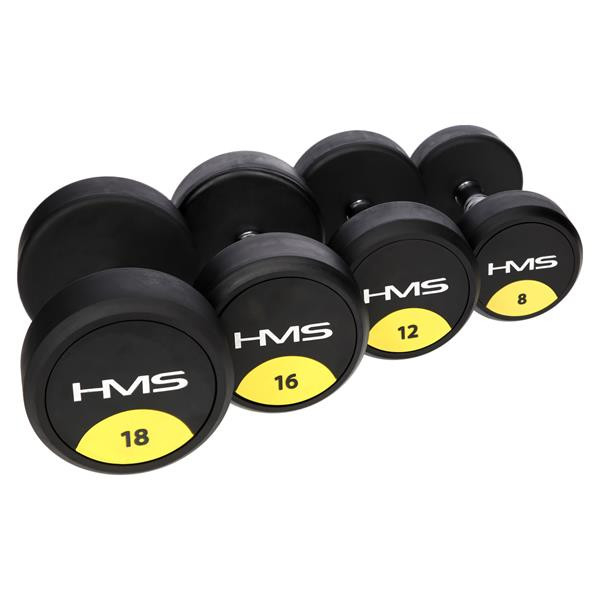 Gantera cauciucata cu greutate fixa HMS HG PRO 16kg [3]