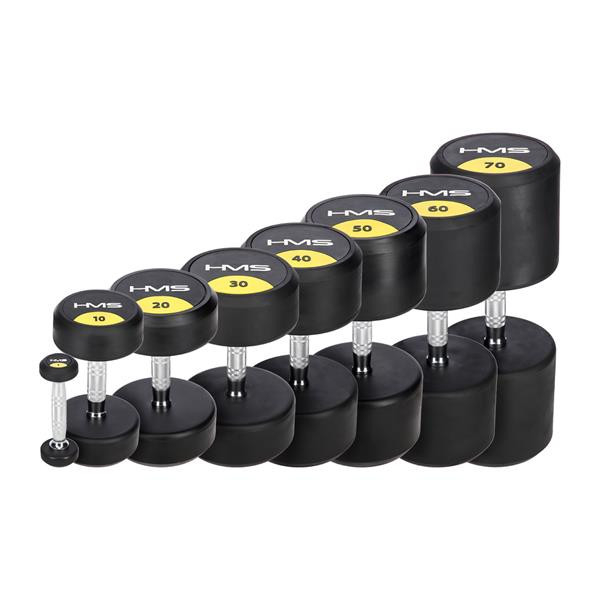 Gantera cauciucata cu greutate fixa HMS HG PRO 16kg [5]