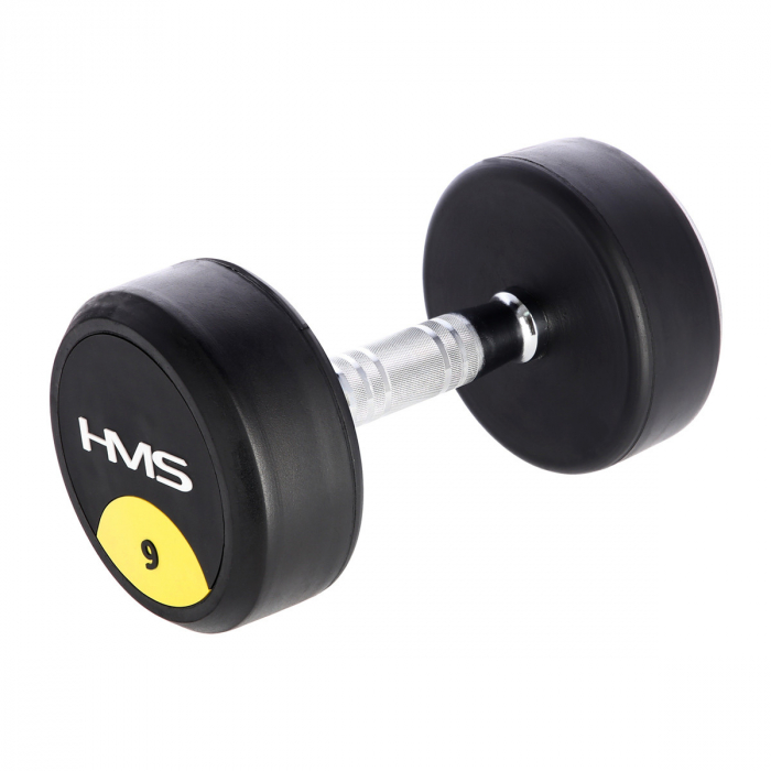 Gantera cauciucata cu greutate fixa HMS HG PRO 9kg [1]
