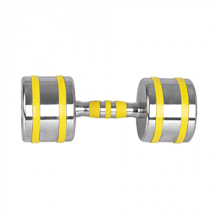 Gantera Cromata inSPORTline Yellsteel 14 kg [2]
