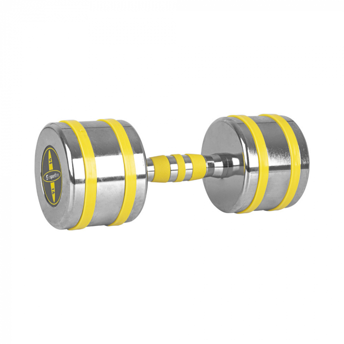 Gantera Cromata inSPORTline Yellsteel 14 kg [1]