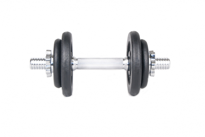Gantera fier reglabila 10kg cu filet Sportmann [2]