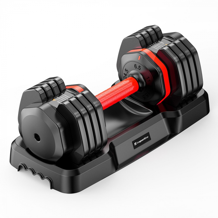 Gantera Reglabila InSPORTline DuraBell 6.5 – 24.5 Kg [2]