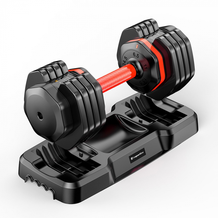 Gantera Reglabila InSPORTline DuraBell 6.5 – 24.5 Kg [1]