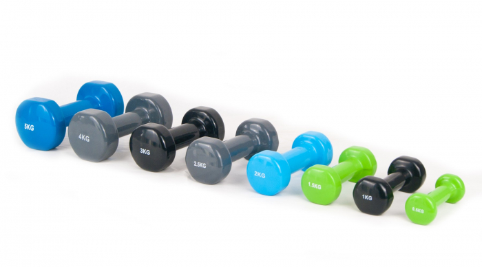 Gantere aerobic vinil Sportmann 2x4 kg [5]