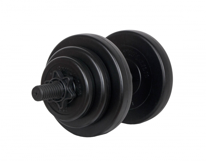 Gantere PVC cu ciment 2x10kg Sportmann [2]