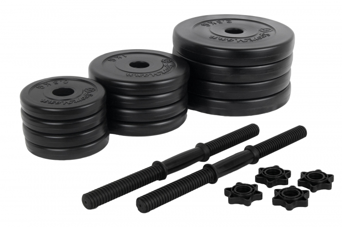 Gantere PVC cu ciment 2x10kg Sportmann [3]