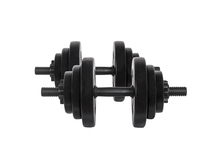 Gantere PVC cu ciment 2x10kg Sportmann [4]