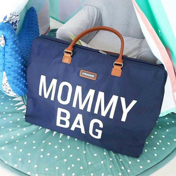 Geanta bebe cu saltea de infasat Mommy Bag Big Navy - Childhome [6]