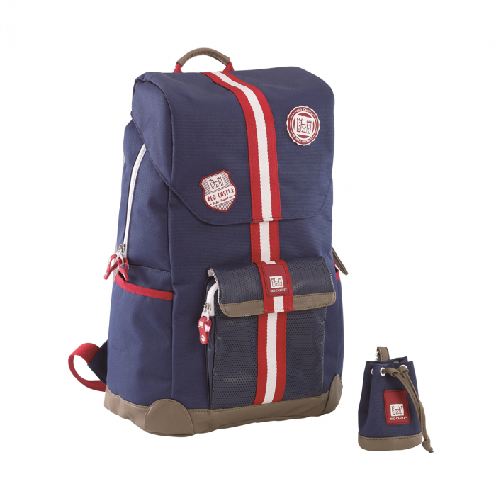 Geanta carucior City Navy - Red Castle [7]