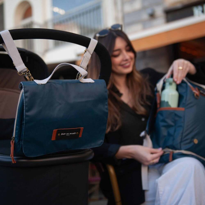 Geanta de infasat Baby On Board Camille Ocean [6]