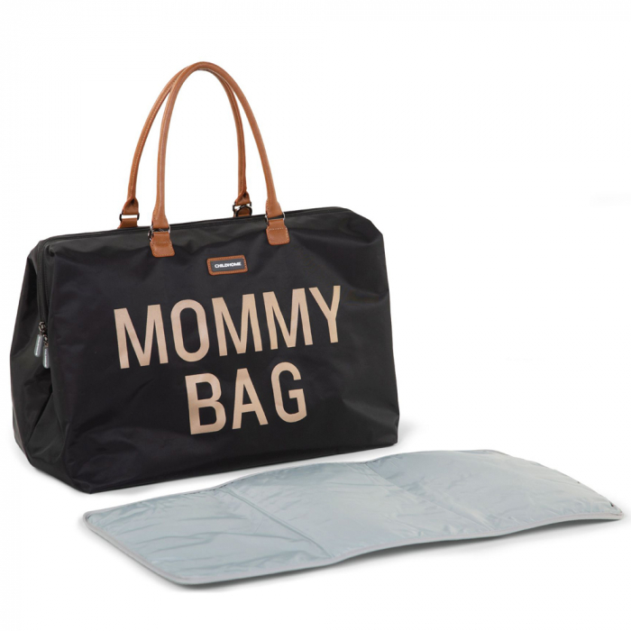 Geanta de infasat Childhome Mommy Bag Negru [3]
