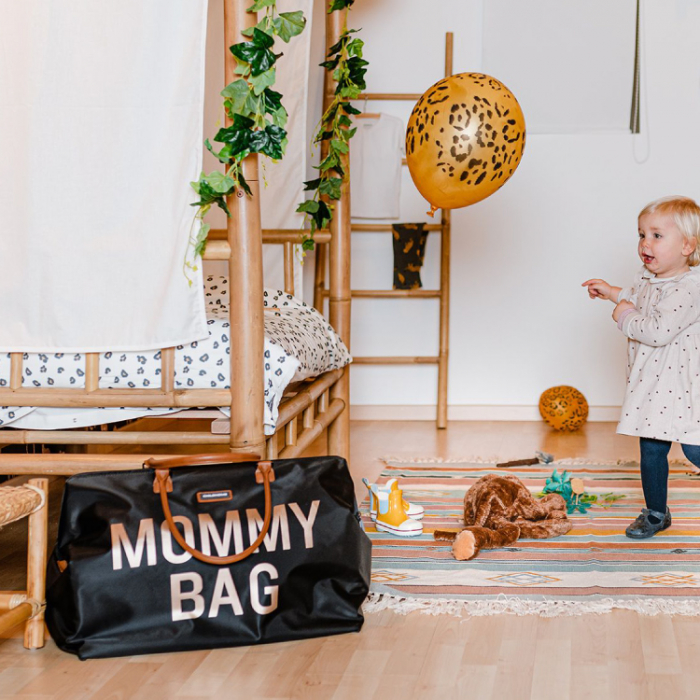 Geanta de infasat Childhome Mommy Bag Negru [6]