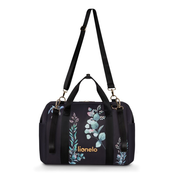 Geanta pentru mamici, Lionelo, Ida, Golden Moments, Editie limitata, cu multiple compartimente, Negru [5]