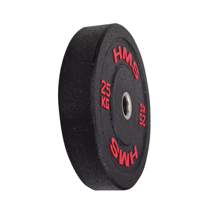 Greutate Bumper Plate 25 kg/51 mm HMS HTBR25-rosu [2]