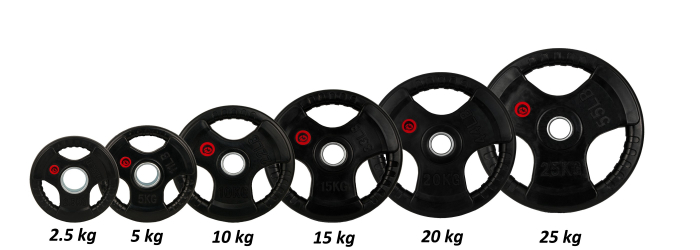 Greutate cauciucata 10kg/51mm Sportmann [5]