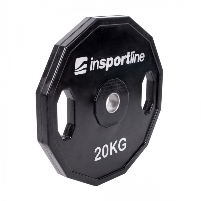 Greutate cauciucata 20kg/31mm inSPORTline Ruberton [2]