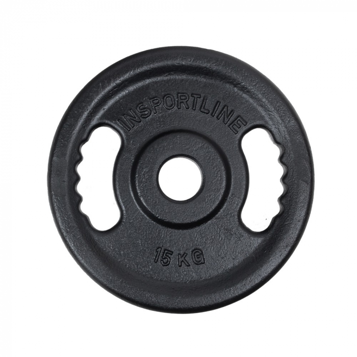 Greutate olimpica fier inSPORTline Castblack OL 15 kg/ 51 mm [1]
