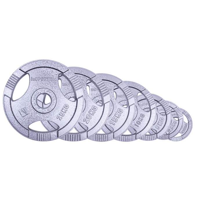 Greutate otel inSPORTline Hamerton 10 kg/ 30 mm [3]