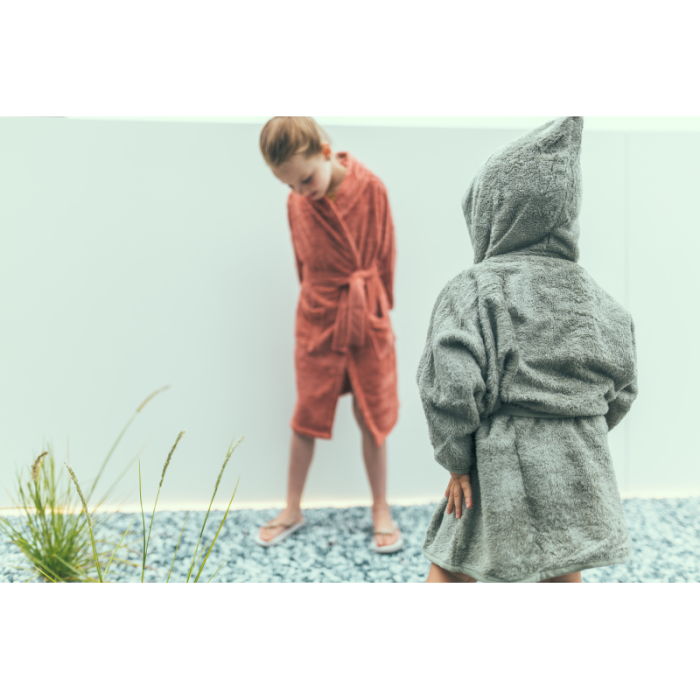 Halat de Baie Frotir din Bambus pentru Copii 2-4 ani Whisper Green [3]